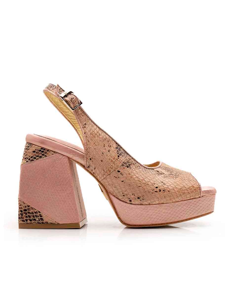Zapatilla piel