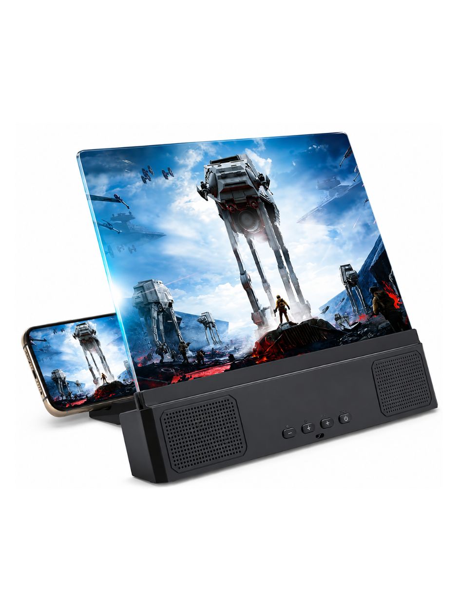 Soporte celular con amplificador pl‡stico 5