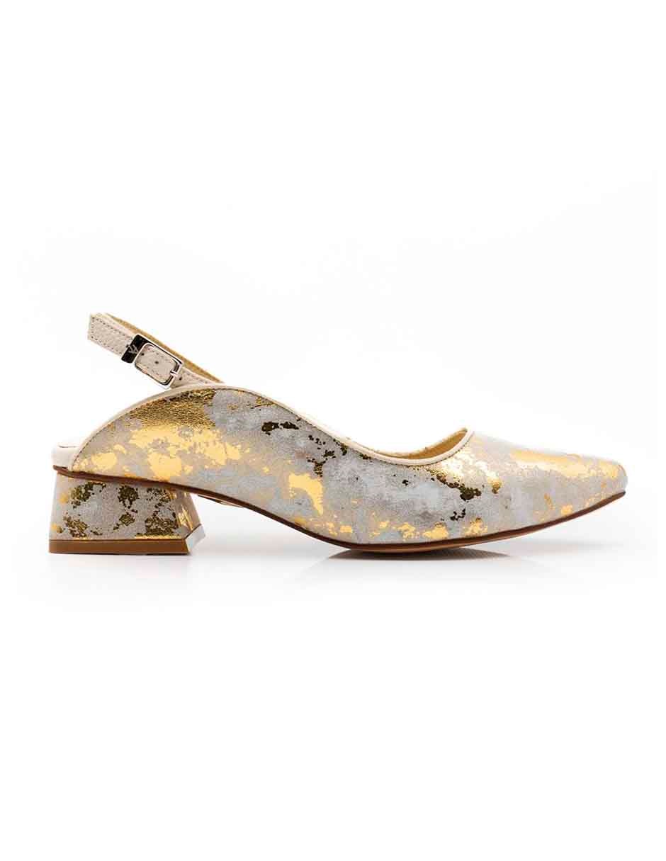 Zapatilla piel