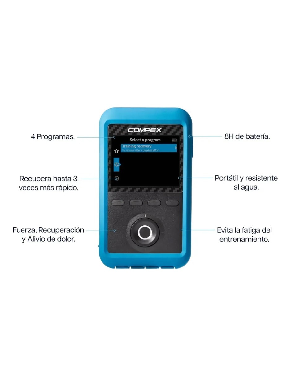 Electroestimulador muscular compex