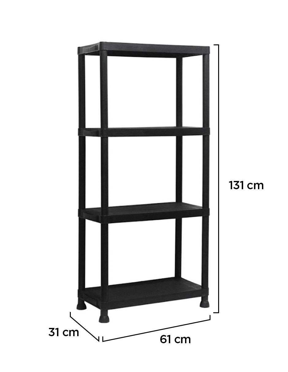 Estante de plástico vanlig estanteria de plastico negro vanlig estanterianegro