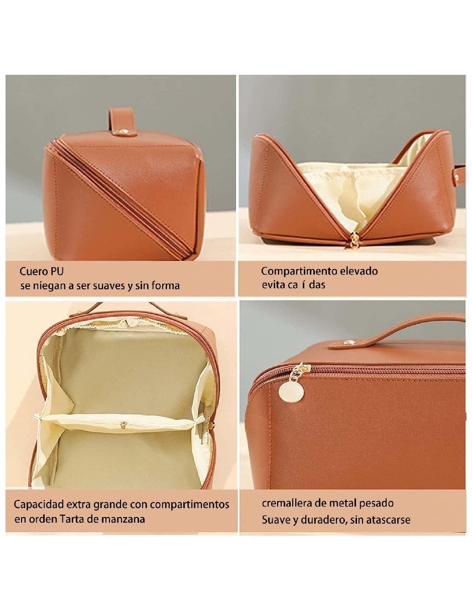 Cosmetiquera para maquillaje genérica cosmetiquerasde cuero individual piezas para mujer