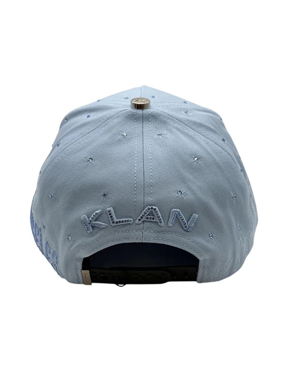 Gorra visera curva snapback big boss la flame blue para hombre