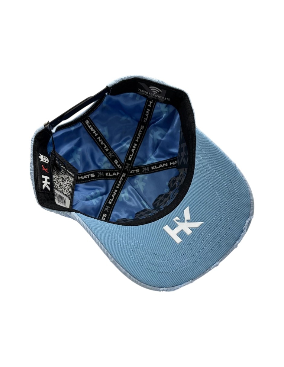 Gorra visera curva snapback big boss la flame blue para hombre
