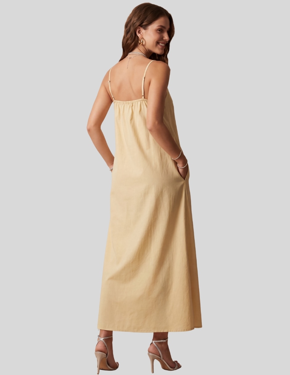 Vestido largo largo casual malabis vestido largo satinado mujer para mujer