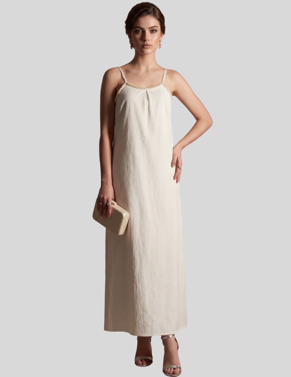 Vestido largo largo casual vestido largo satinado mujer para mujer 3