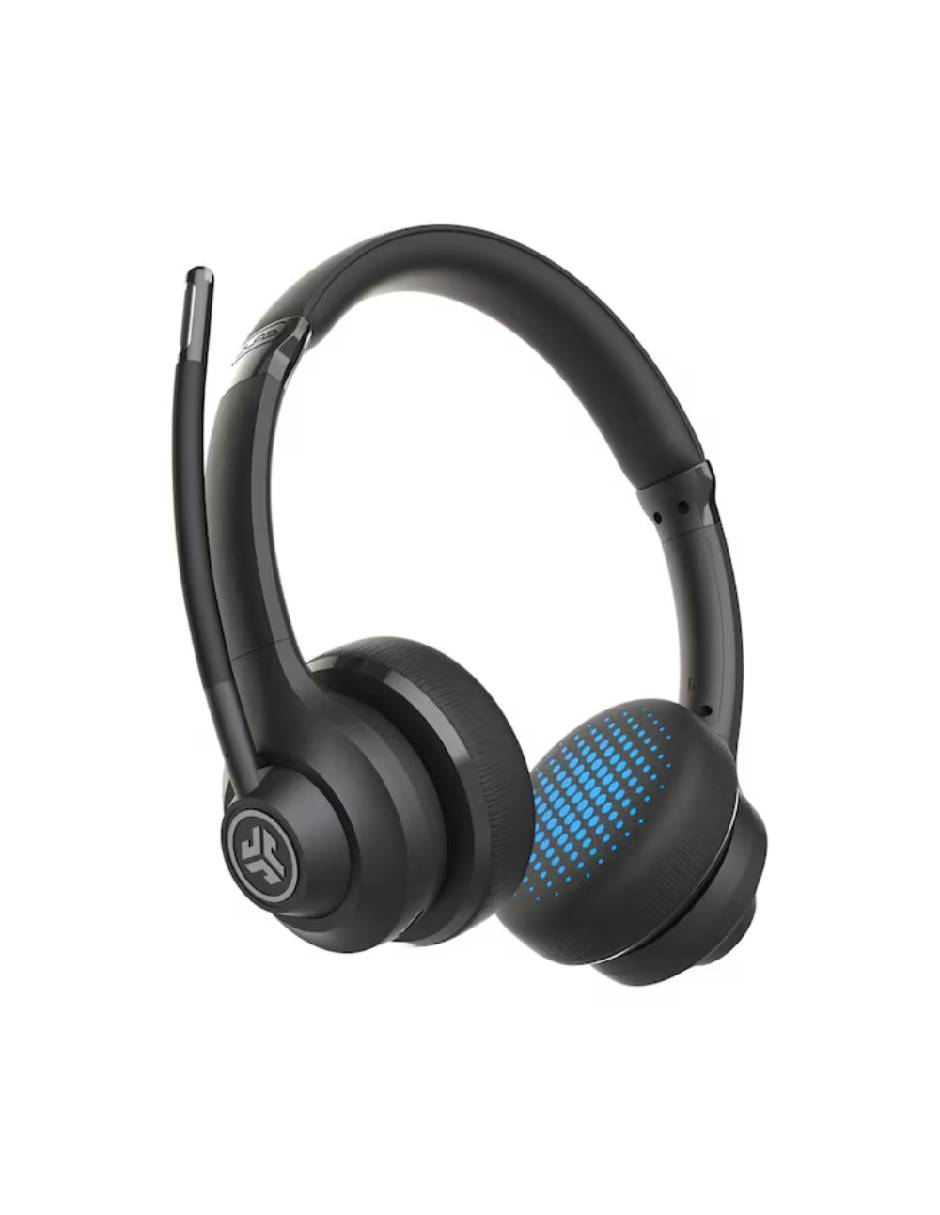 Audífonos over-ear jlab go work wireless office headset alámbrica e inalámbrica con cancelación de ruido