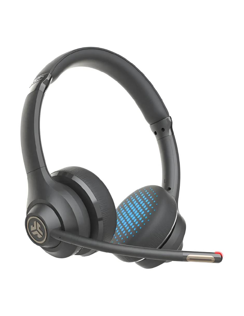 Audífonos over-ear go work wireless office headset alámbrica e inalámbrica con cancelación de ruido