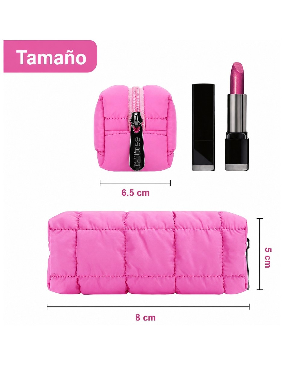Cosmetiquera para maquillaje cosmetiquerasde tela individual piezas para mujer 2