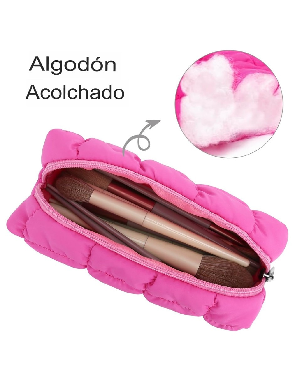 Cosmetiquera para maquillaje cosmetiquerasde tela individual piezas para mujer 4