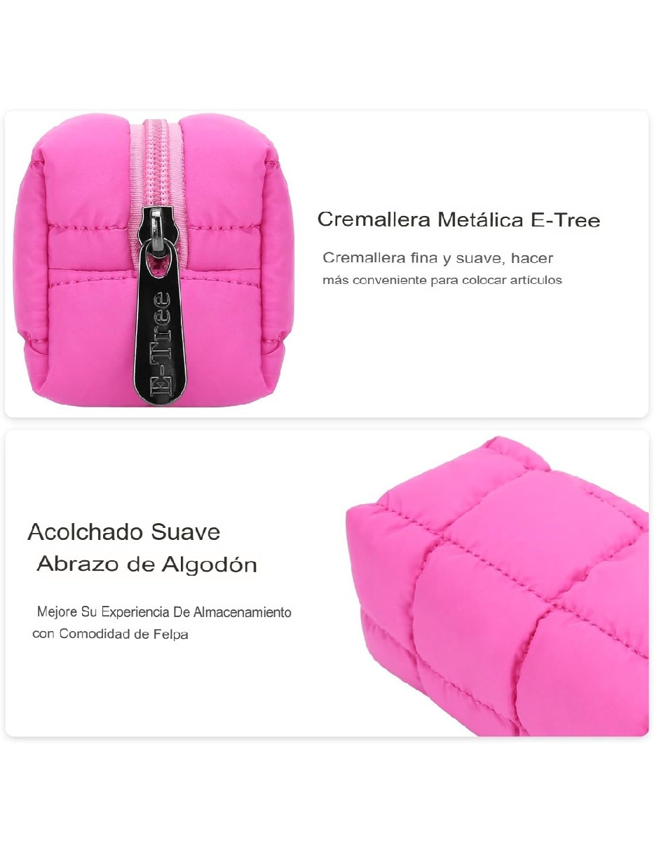 Cosmetiquera para maquillaje cosmetiquerasde tela individual piezas para mujer 6