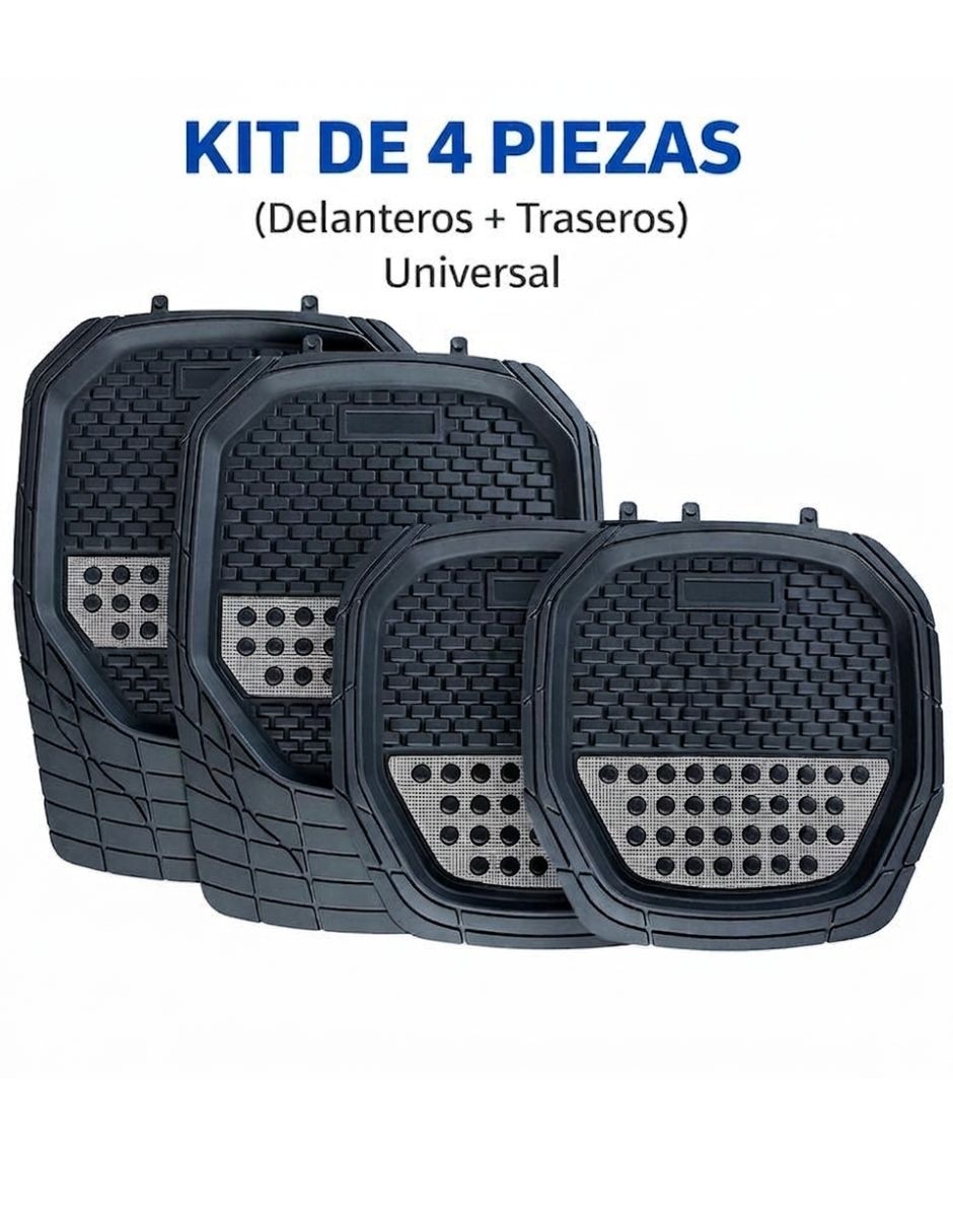 Tapete delantero y trasero para auto de pvc 3