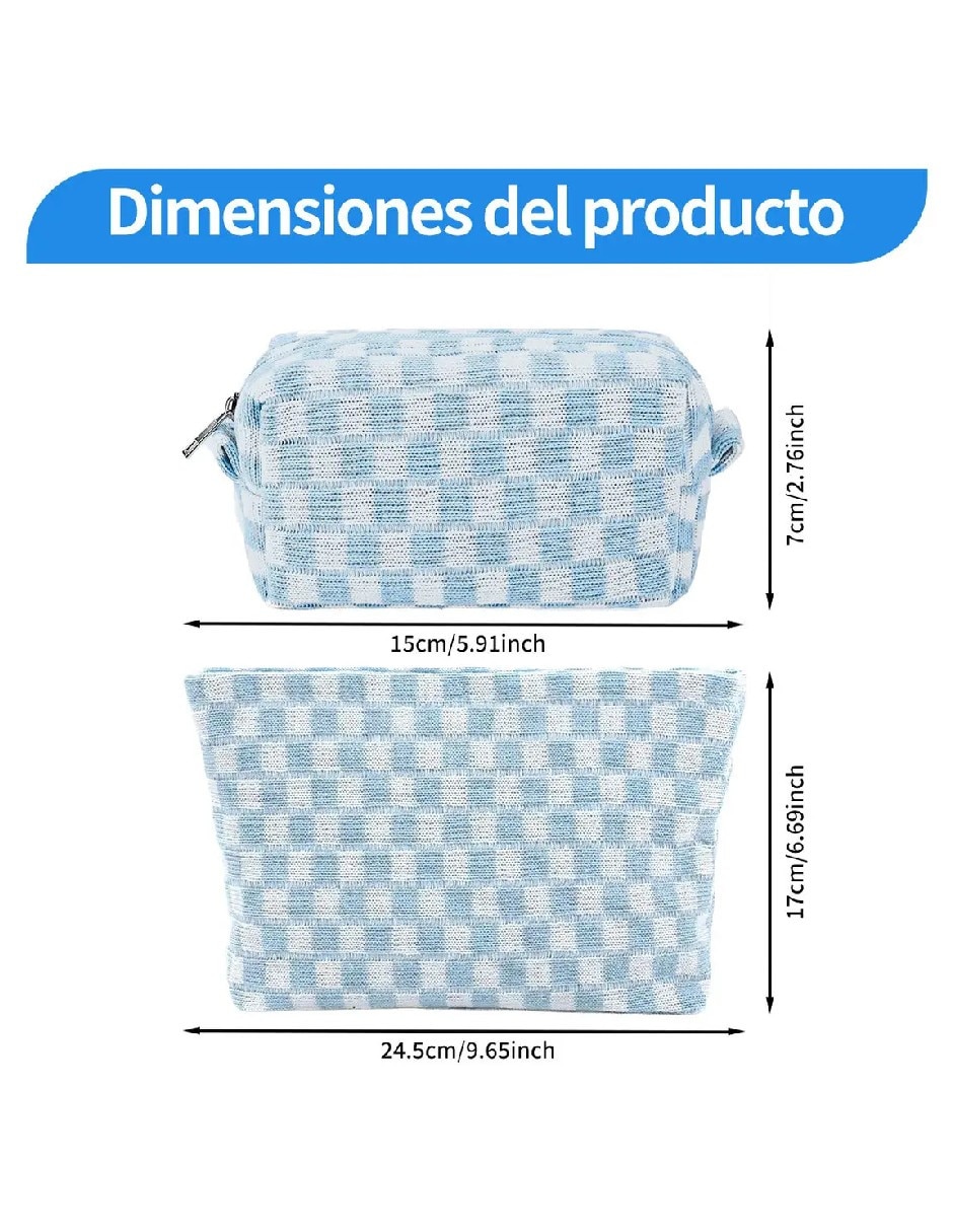 Set cosmetiquera para maquillaje genérica cosmetiqueras2 piezas para mujer