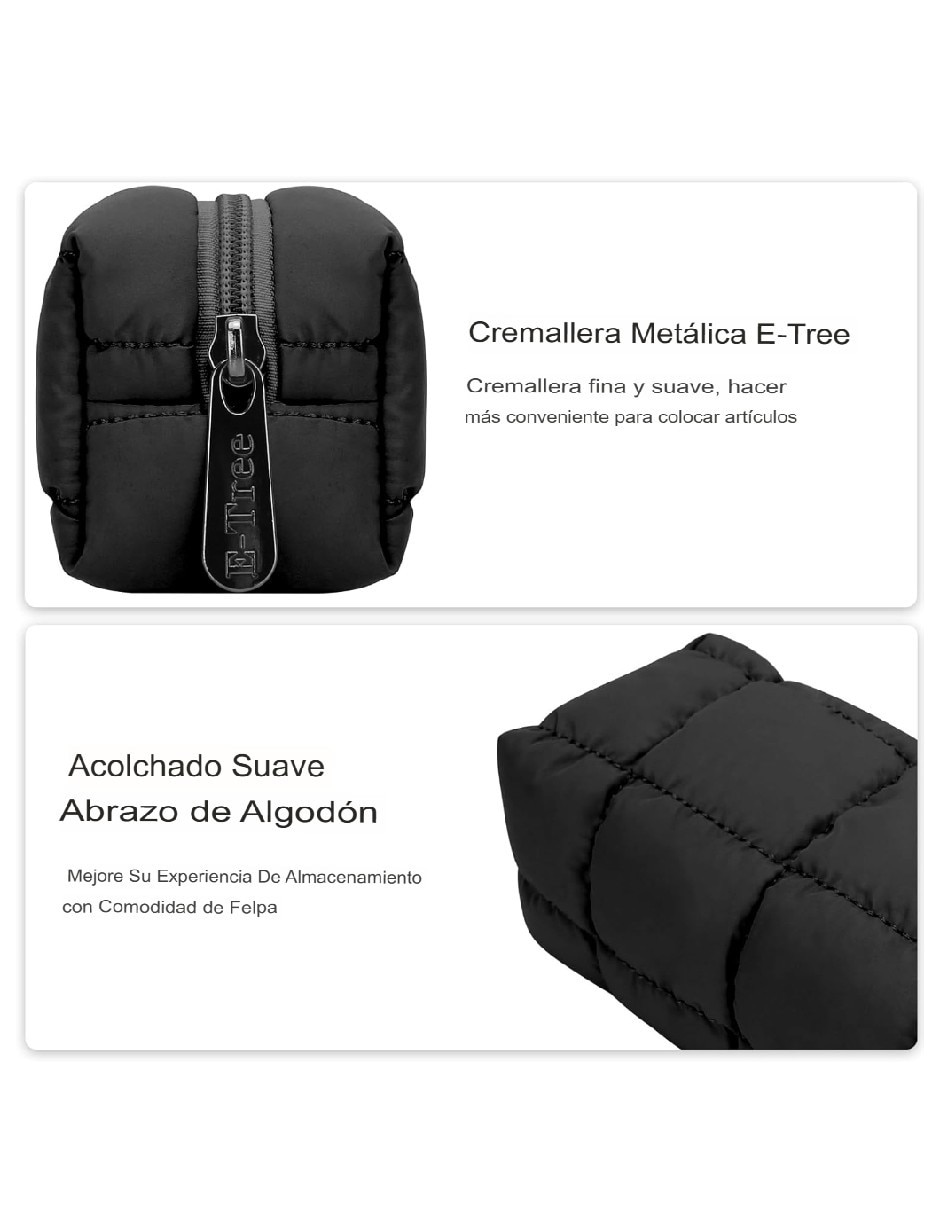 Cosmetiquera para maquillaje genérica cosmetiquerasde tela individual piezas para mujer