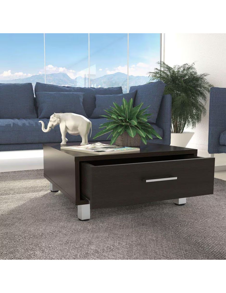 Mesa de acentomesa de centro de aglomerado y madera 5