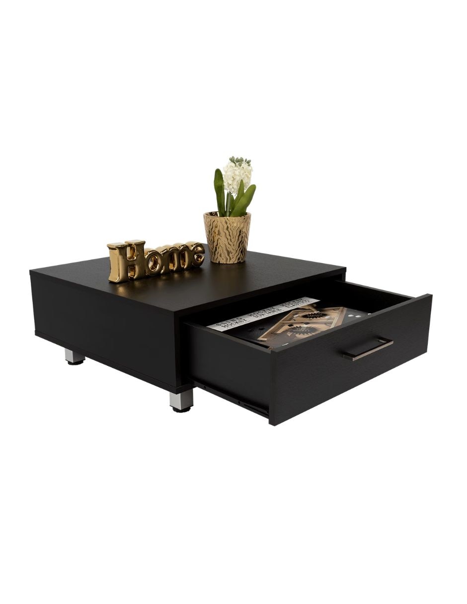 Mesa de acentomesa de centro de aglomerado y madera 6