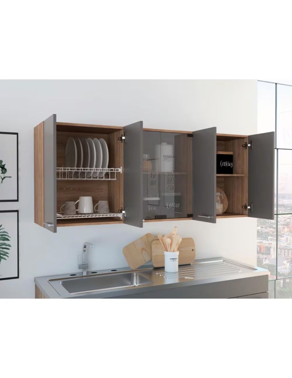 Gabinete superiorgabinete de cocina de aglomerado y madera 3