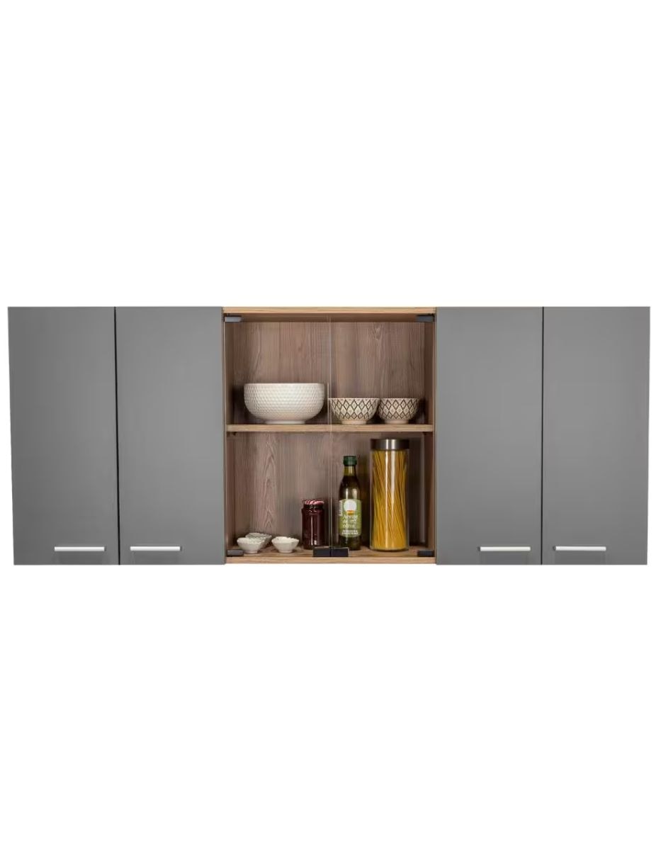 Gabinete superiorgabinete de cocina de aglomerado y madera 4