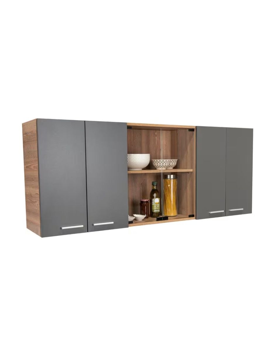 Gabinete superiorgabinete de cocina de aglomerado y madera 7