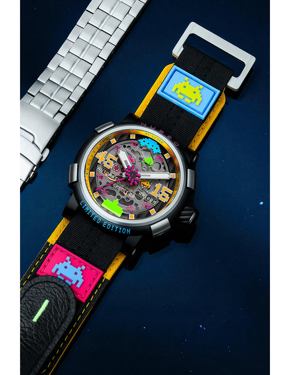 Reloj Nubeo orion automatic space invaders edición limitada para hombre nb-6110-