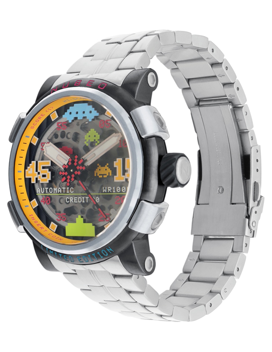 Reloj Nubeo orion automatic space invaders edición limitada para hombre nb-6110-