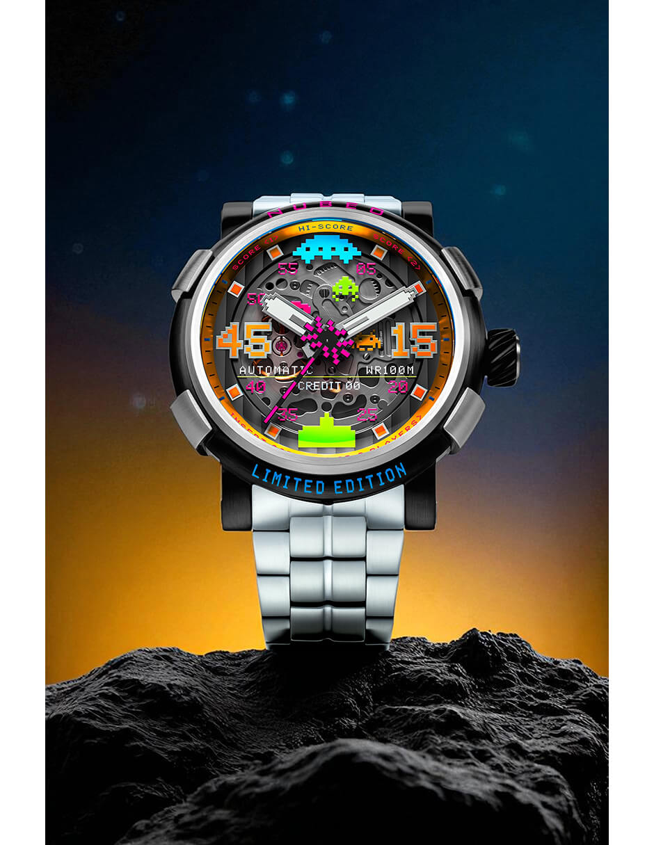 Reloj Nubeo orion automatic space invaders edición limitada para hombre nb-6110-