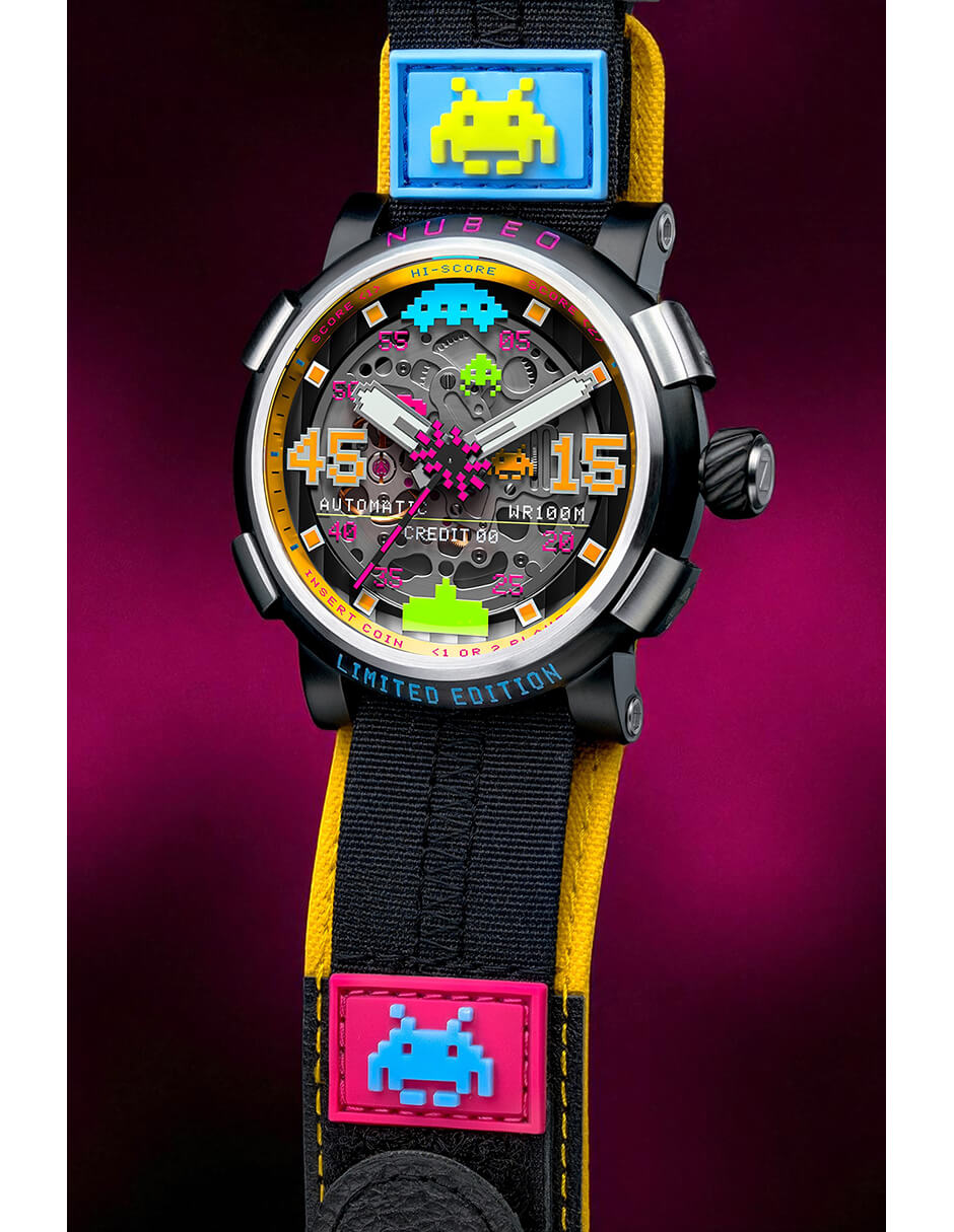 Reloj Nubeo orion automatic space invaders edición limitada para hombre nb-6110-