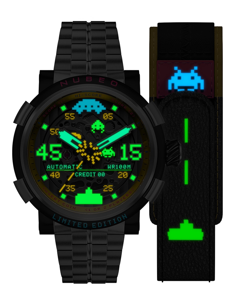 Reloj Nubeo orion automatic space invaders edición limitada para hombre nb-6110-
