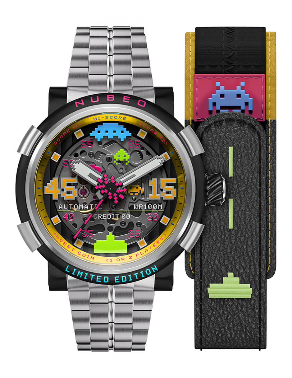 Reloj Nubeo orion automatic space invaders edición limitada para hombre nb-6110-