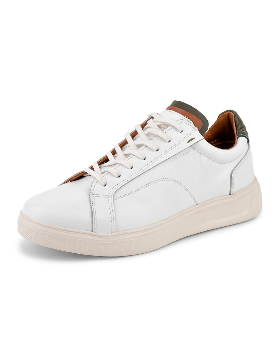 Tenis hamilton footwear hugo ivory para hombre