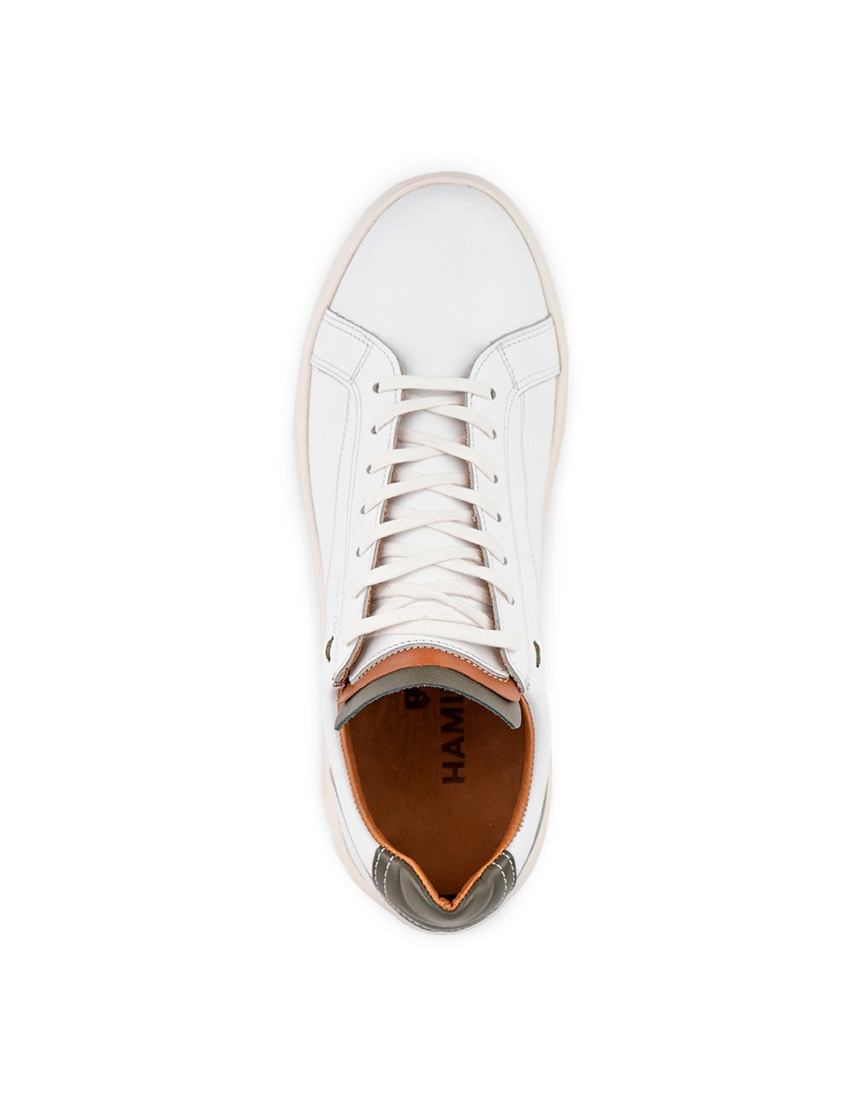 Tenis hamilton footwear hugo ivory para hombre