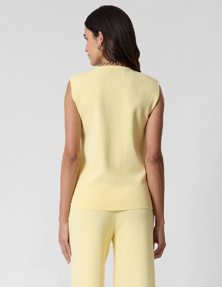 Chaleco criteriade rayón para mujer