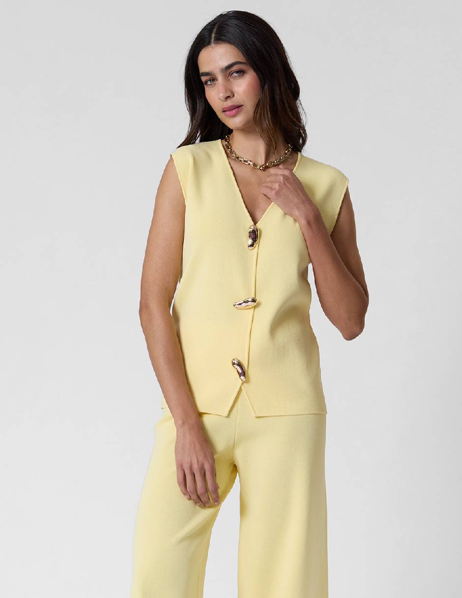 Chaleco criteriade rayón para mujer Chaleco criteriade rayón para mujer