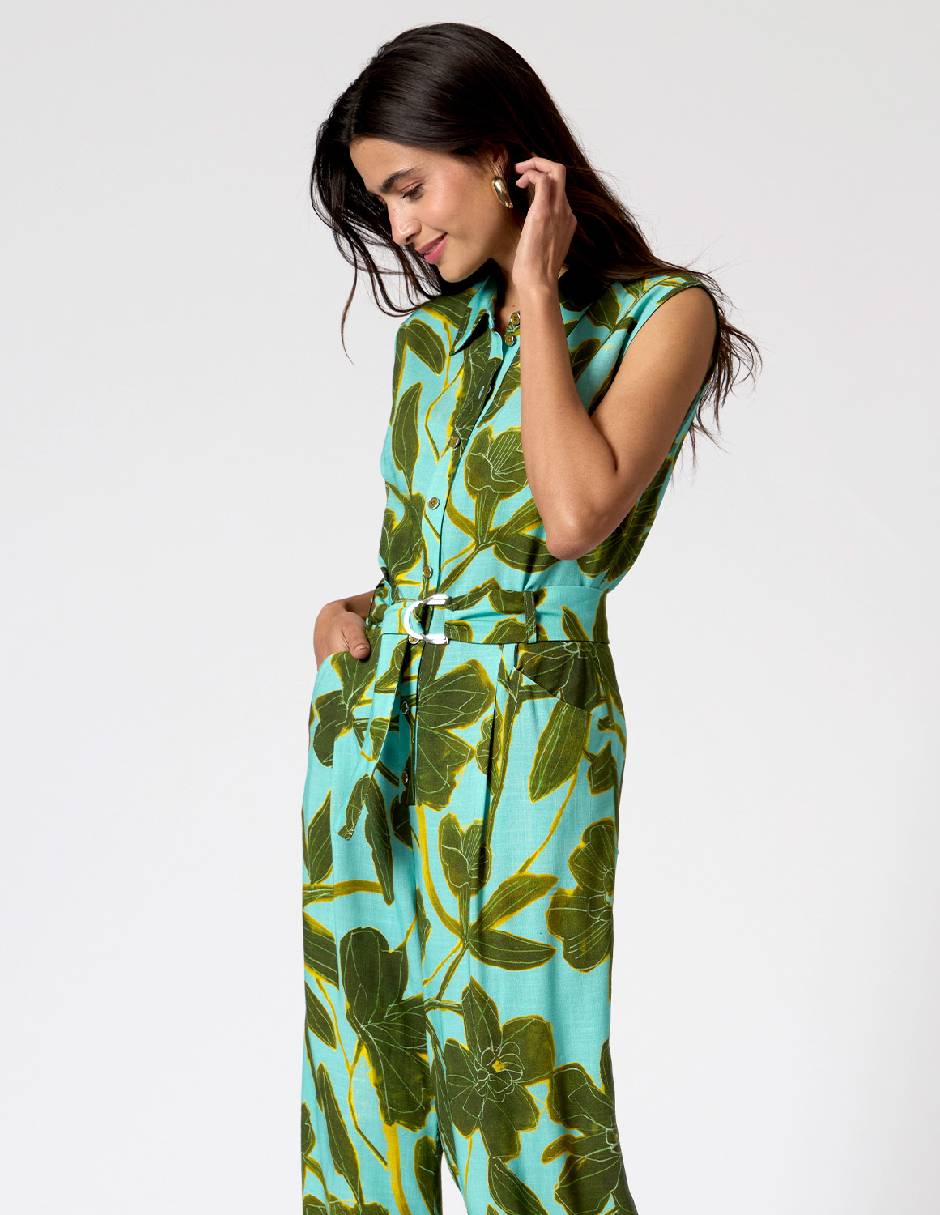 Jumpsuit Criteria estampado floral para mujer