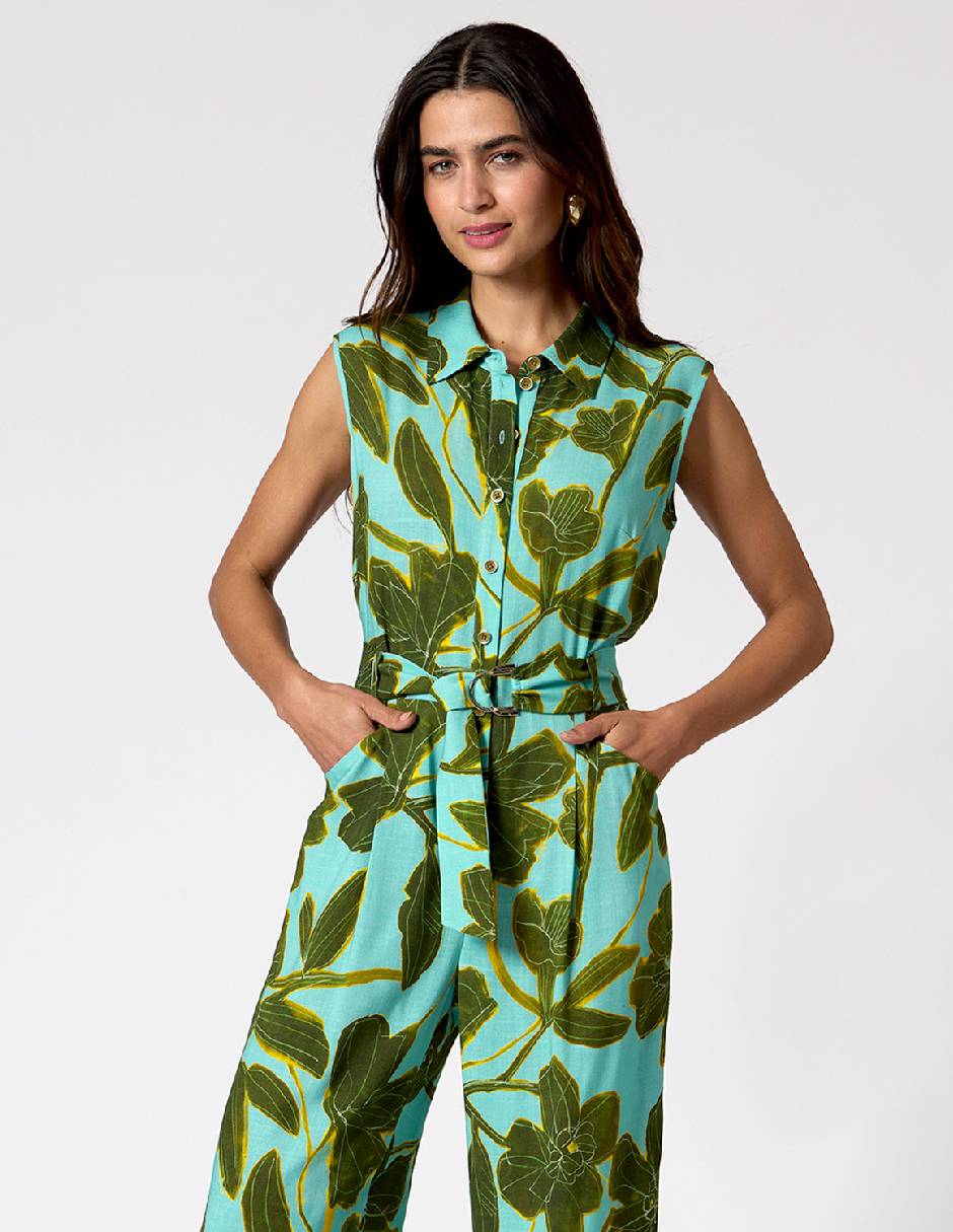 Jumpsuit estampado floral para mujer