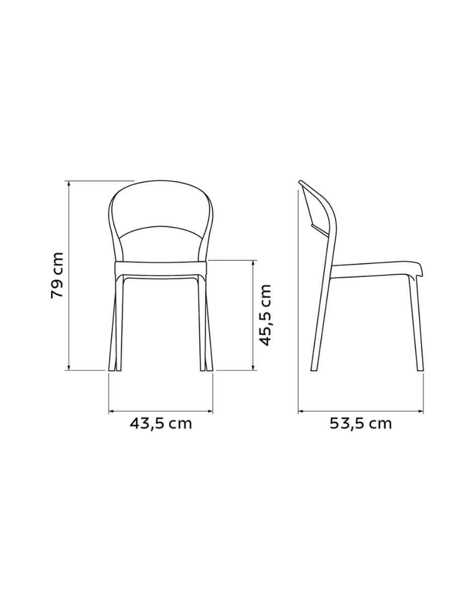 Silla 1 pieza summa sissi