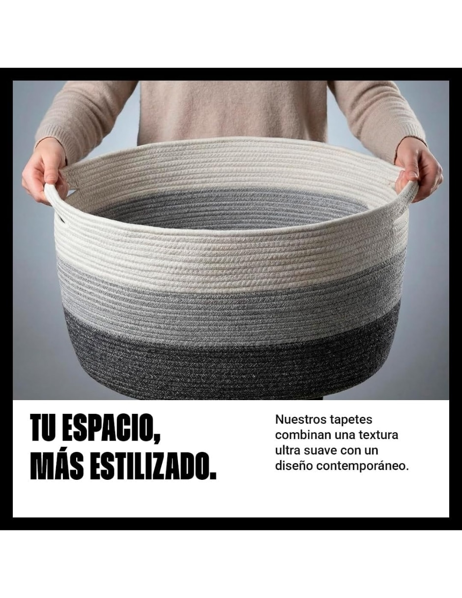 Cesto multiusos de algodón 4
