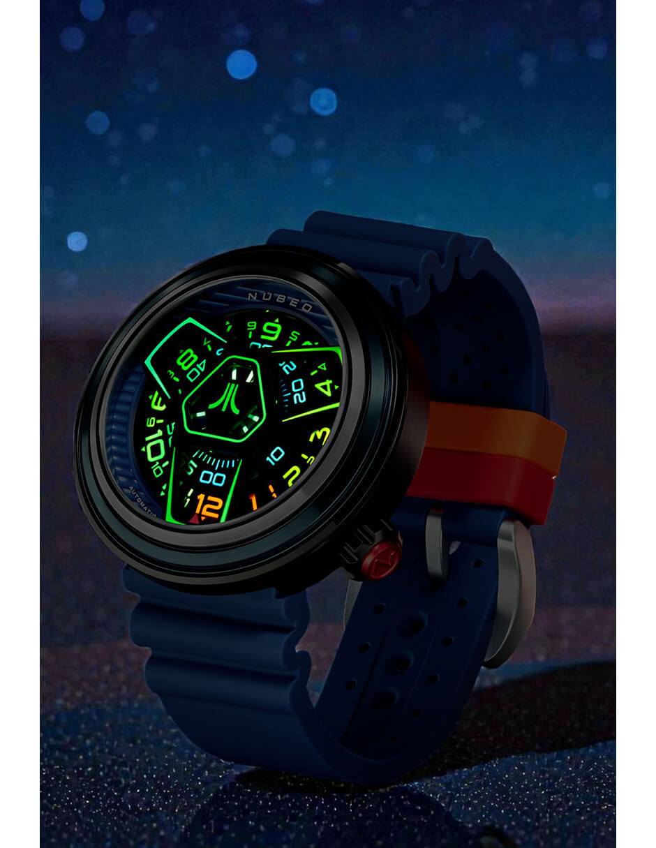 Reloj ventana automatic atari retro gamer edición limitada para hombre nb-6125- 5