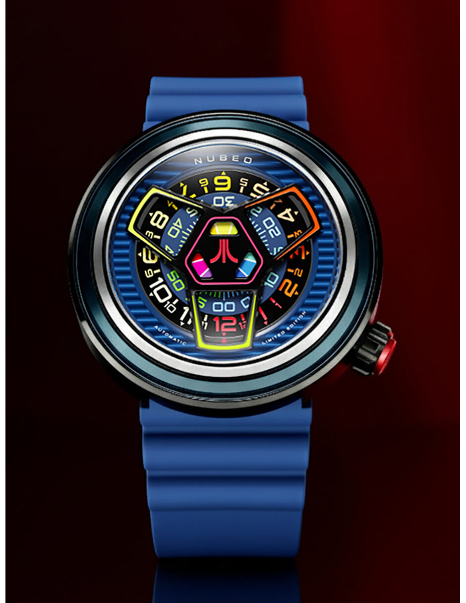 Reloj ventana automatic atari retro gamer edición limitada para hombre nb-6125- 7
