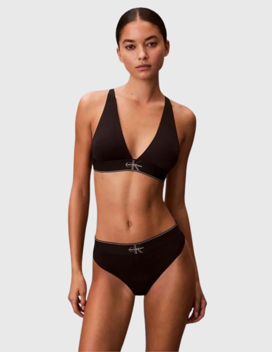 Brassiere triangle Calvin Klein para mujer