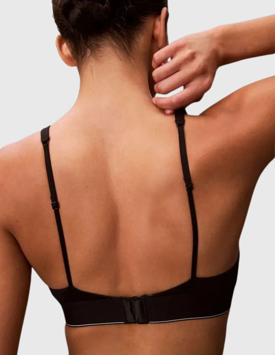 Brassiere triangle Calvin Klein para mujer