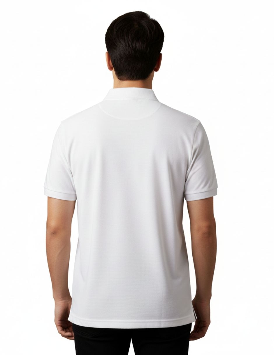 Playera pavini p-3061-white cuello polo para hombre