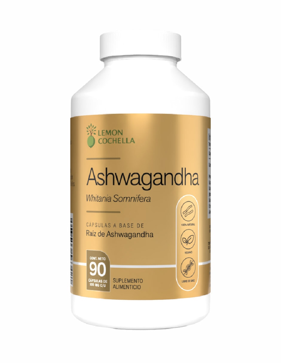 Nootrópico ashwagandha lemon cochella con ashwagandha