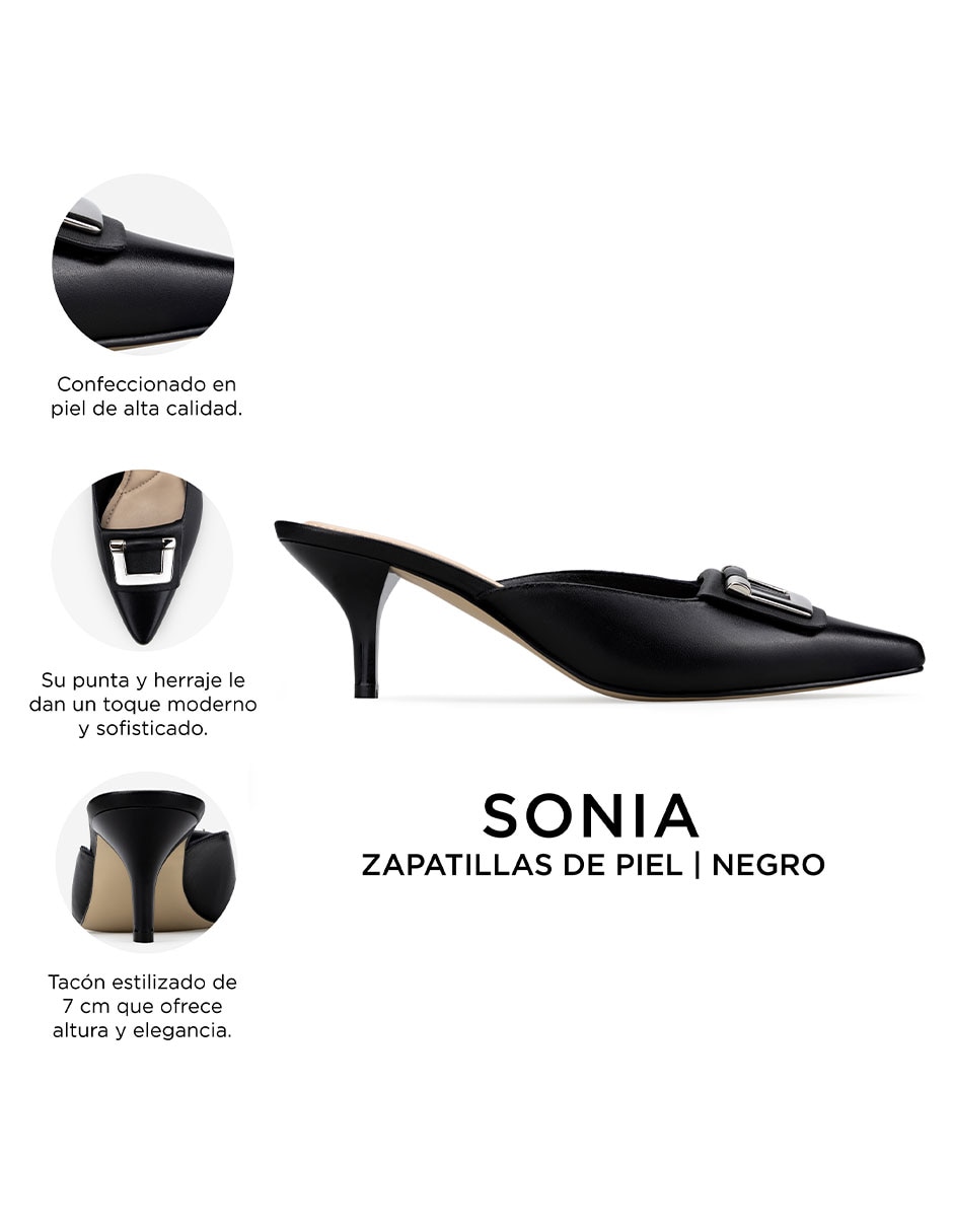 Zapatilla piel davenia