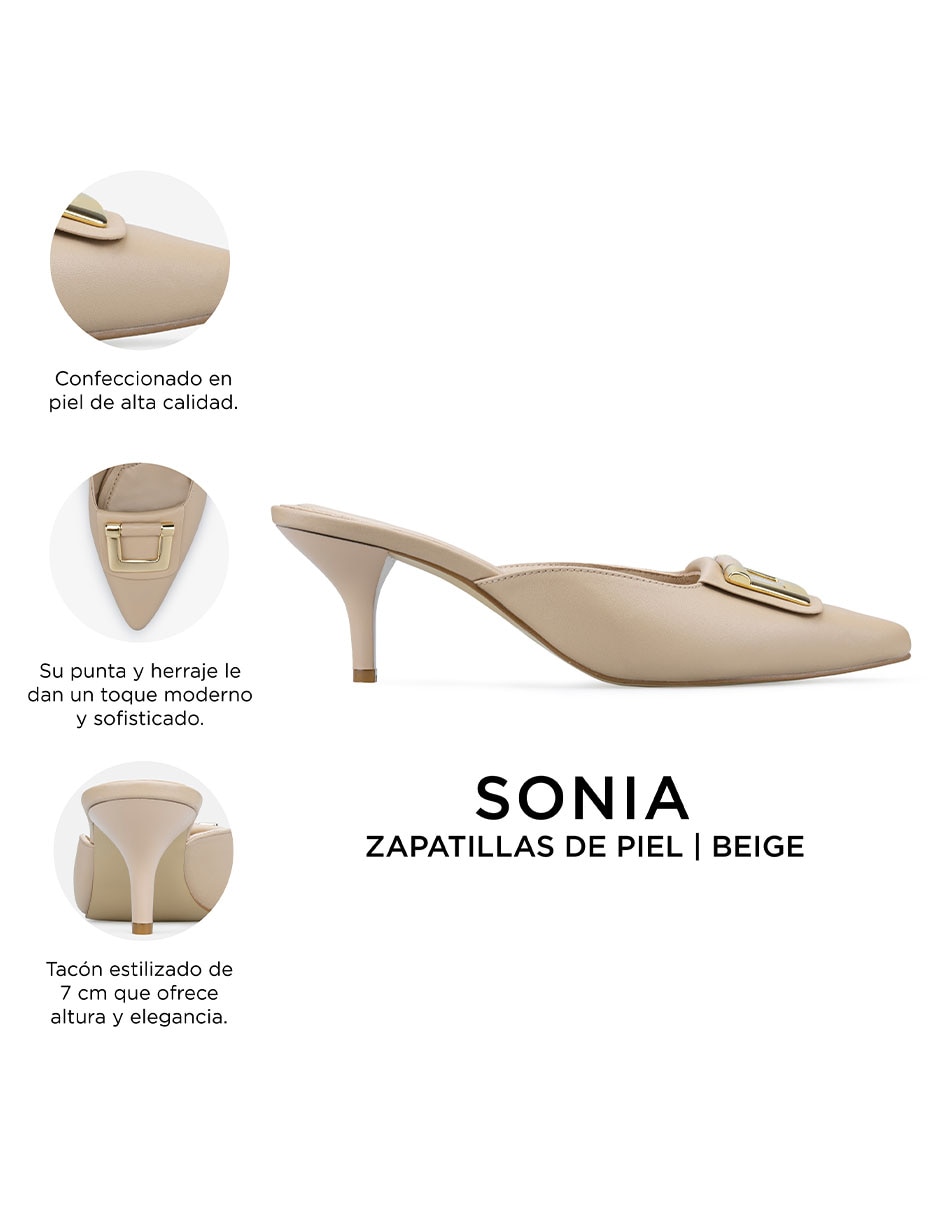 Zapatilla piel davenia davenia