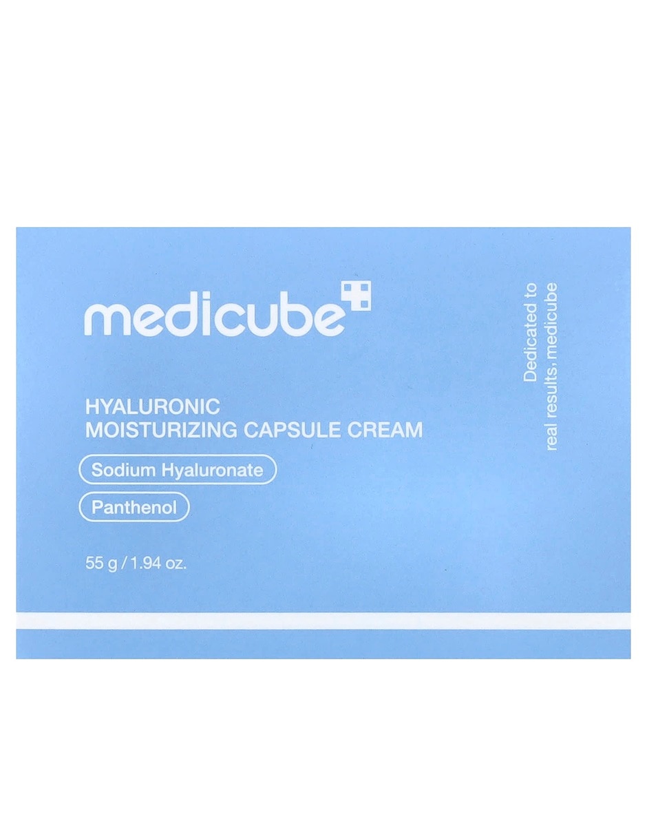 Set crema para facial recomendada para humectar de noche medicube capsule cream para piel todo tipo piel