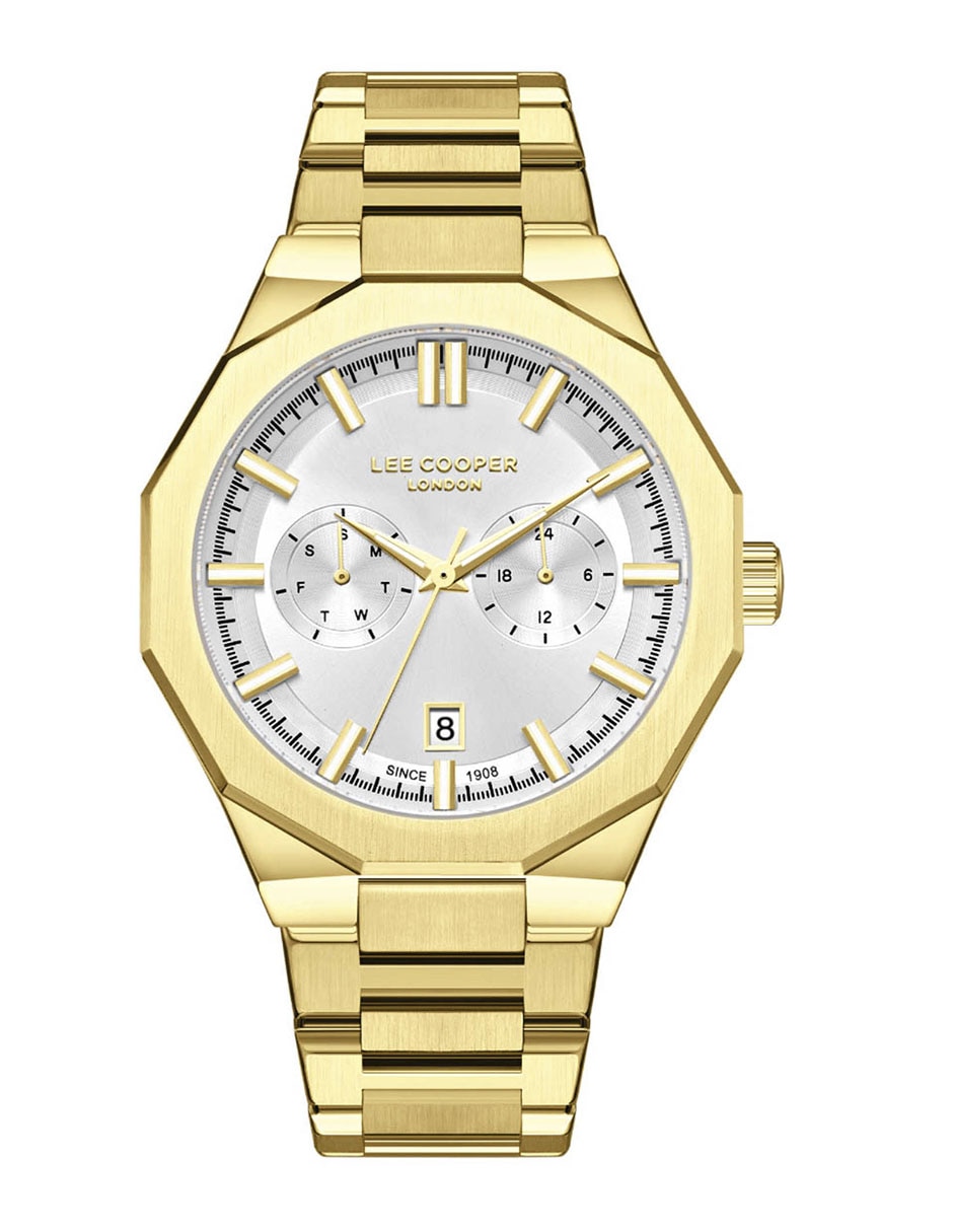 Reloj lee cooper gold collection para hombre lc08018.130