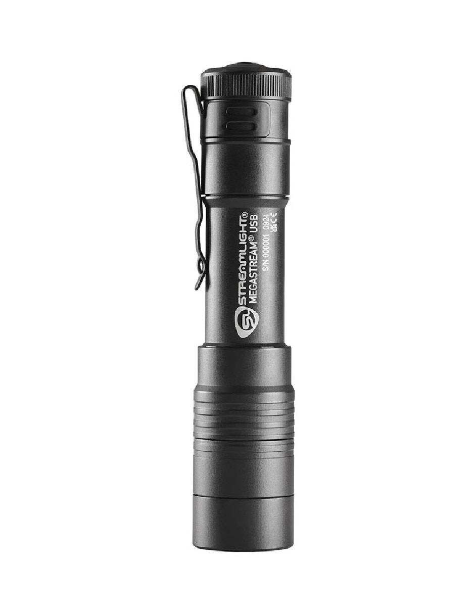 Linterna de bolsillo stream light 66210 megastream USB con baterias sl-b34