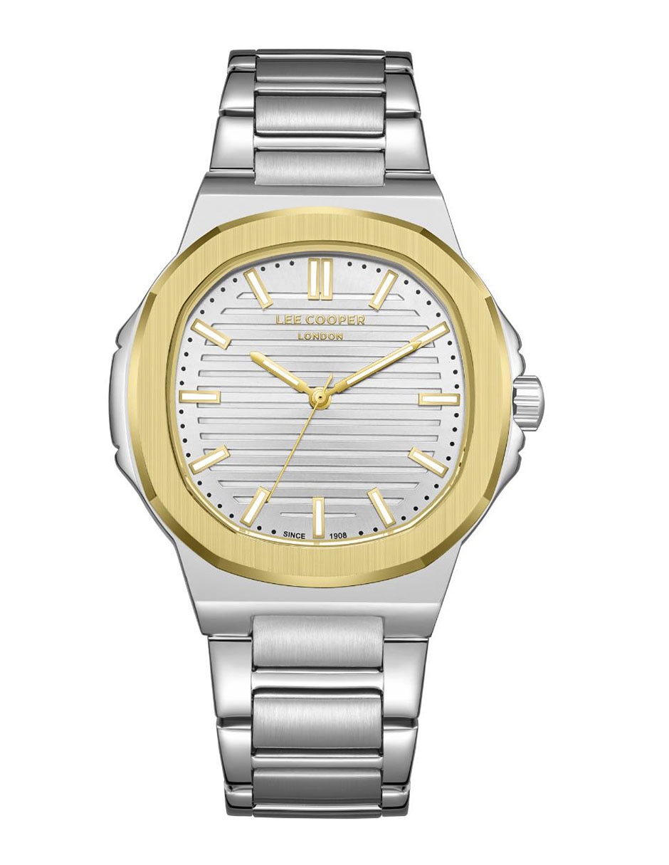 Reloj lee cooper silver collection para hombre lc08016.230