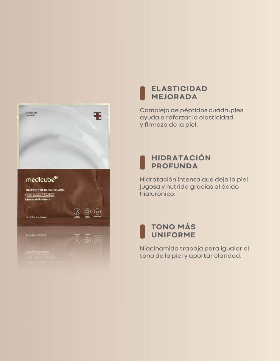 Mascarilla facial Tratamiento Intensivo para hidratar Medicube 2